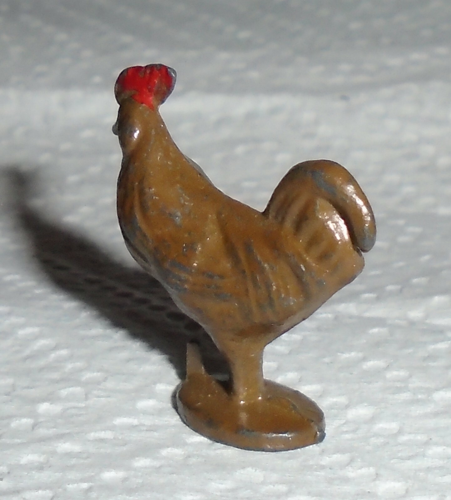 Vintage Lead Johillco (John Hill & Co) "Cockerel, Brown" NEAR MINT Free Ship