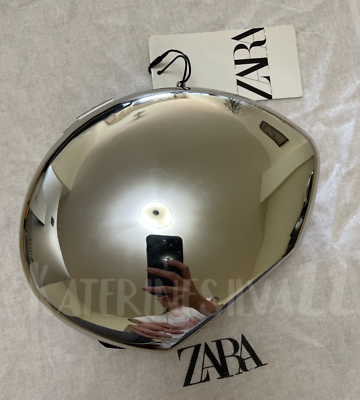ZARA NEW WOMAN SS24 SILVER METALLIC MINAUDI RE REF 6317 110