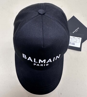 BALMAIN PARIS LUXURY BASEBALL CAP ONE SIZE ADJUSTABLE 495 US$ NEW!