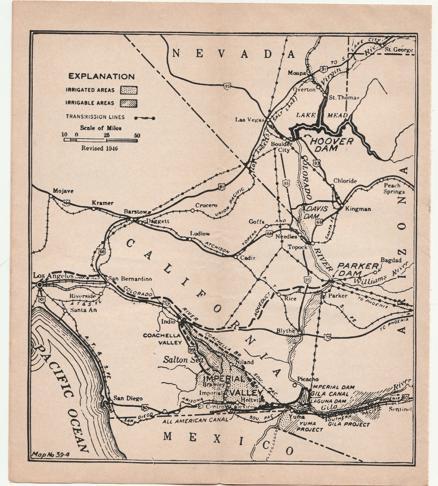 1940's Boulder Dam (Hoover Dam Name changed) Brochure,The U.S. Dept. of Interior