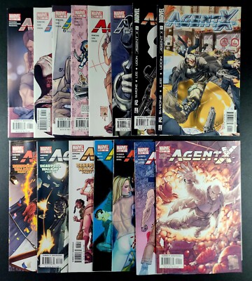 Agent X #1-15 NM Marvel Comics Complete Series 2002 Deadpool