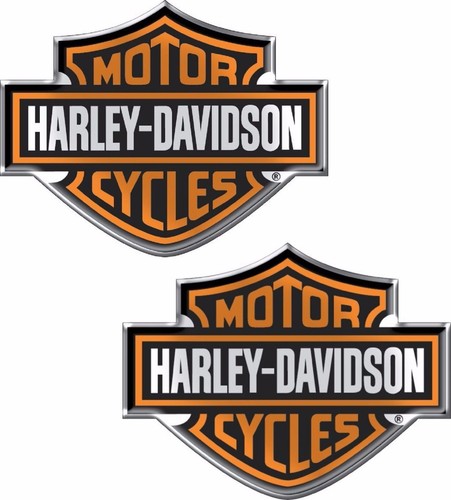 HARLEY DAVIDSON WINGS VINTAGE 1970's WINDOW STICKER MOTORCYCLE