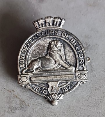 Insigne aux defenseurs de Belfort 1870 - 1871