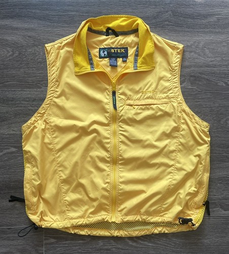 Vintage Eddie Bauer Ebtek Yellow Hi-Visibility Windbreaker