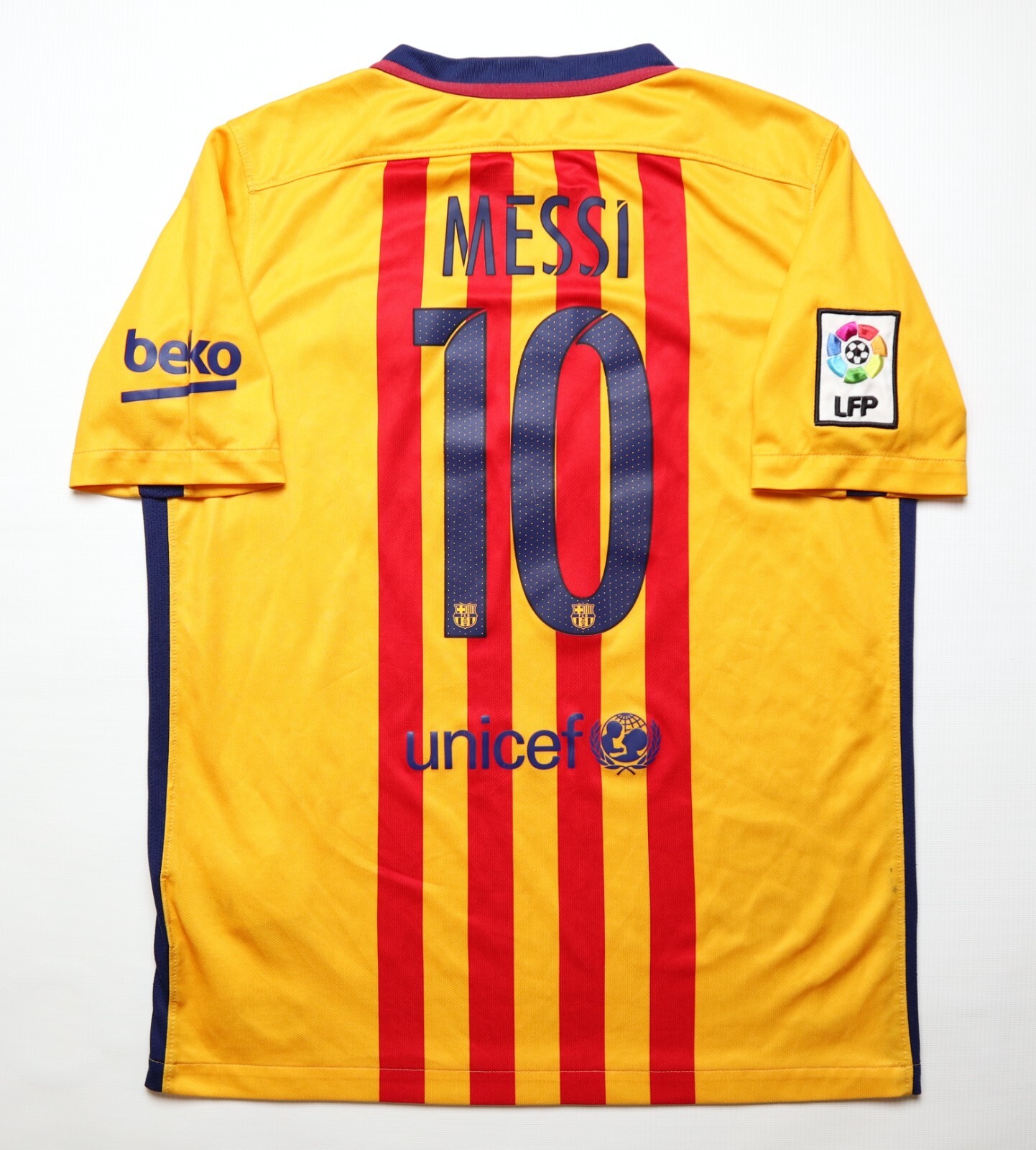 BARCELONA 2015/2016 AWAY #10 LEO MESSI SHIRT SOCCER JERSEY