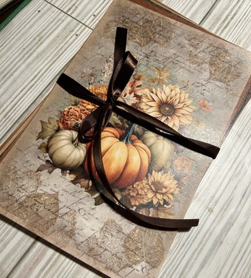 Junk Journal Papers The Pumpkin Patch scrapbooking ephemera 10 pages Craft Mixed