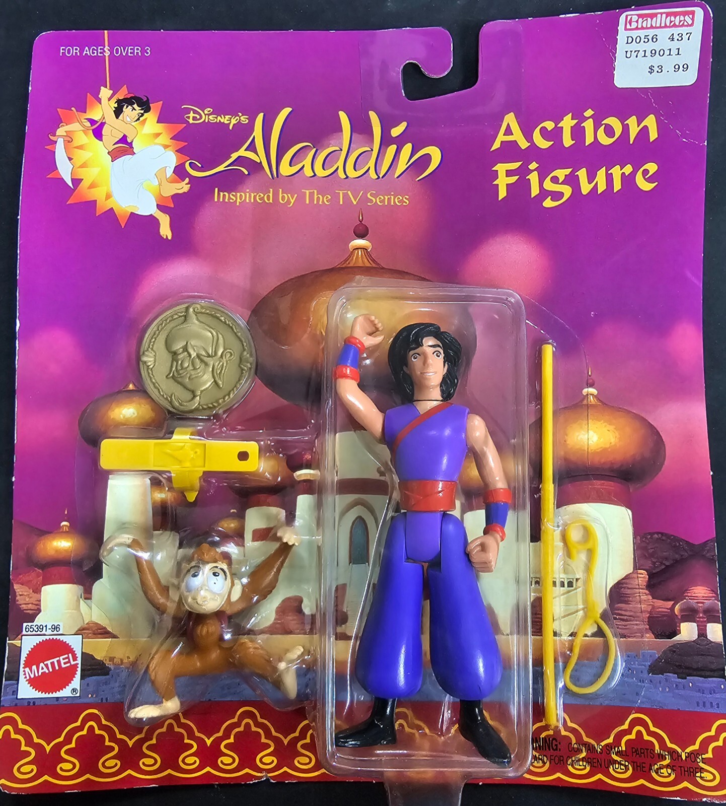 Disney's Aladdin Action Figure with Abu Inspired with the TV