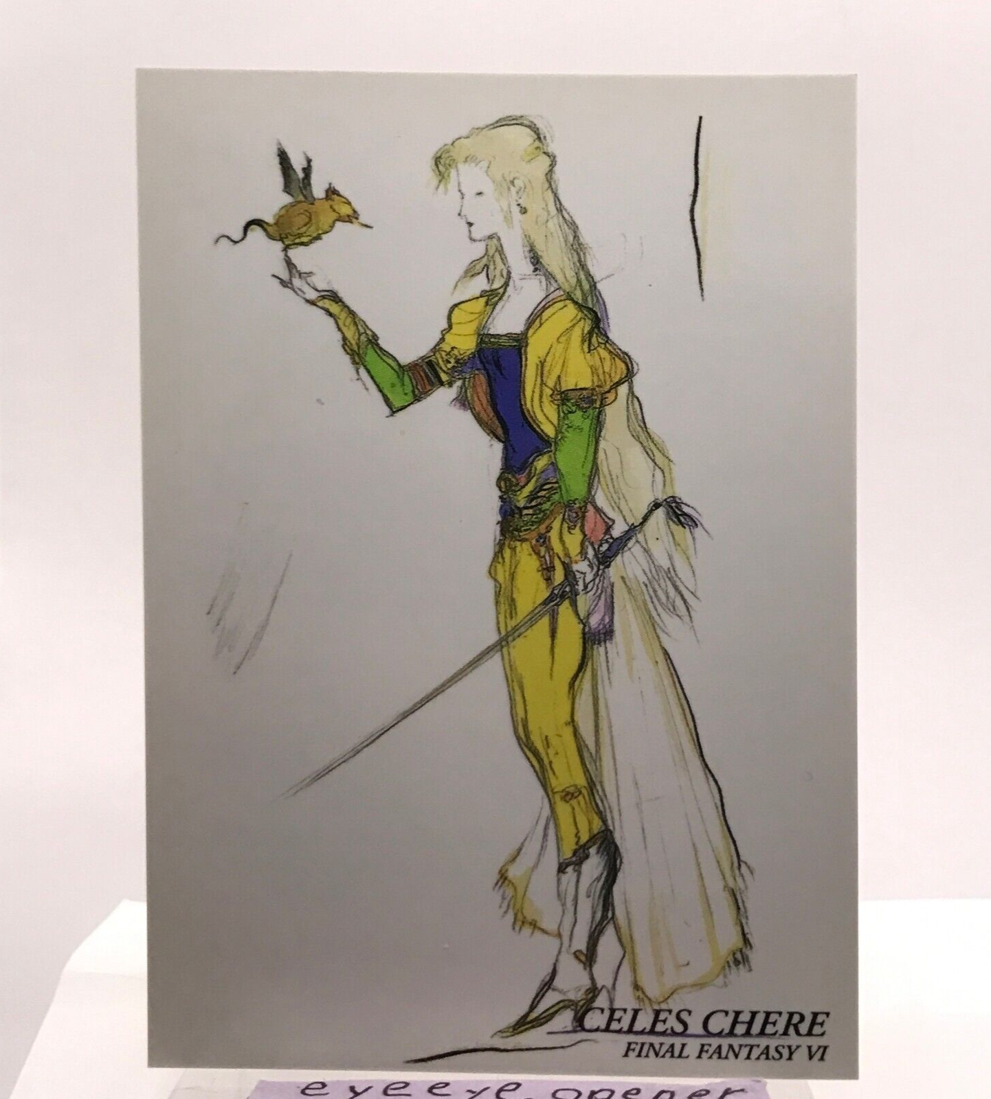 CELES CHERE 341 FINAL FANTASY Art Museum Card 1st Edition CELES CHERE 341 FINAL FANTASY Art Museum Card 1st Edition