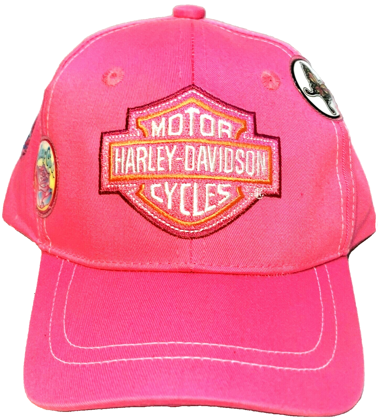 帽子 vintage cap baby pink HARLEY DAVIDSON® INFANT BABY GIRLS PINK EMBROIDERED B&S