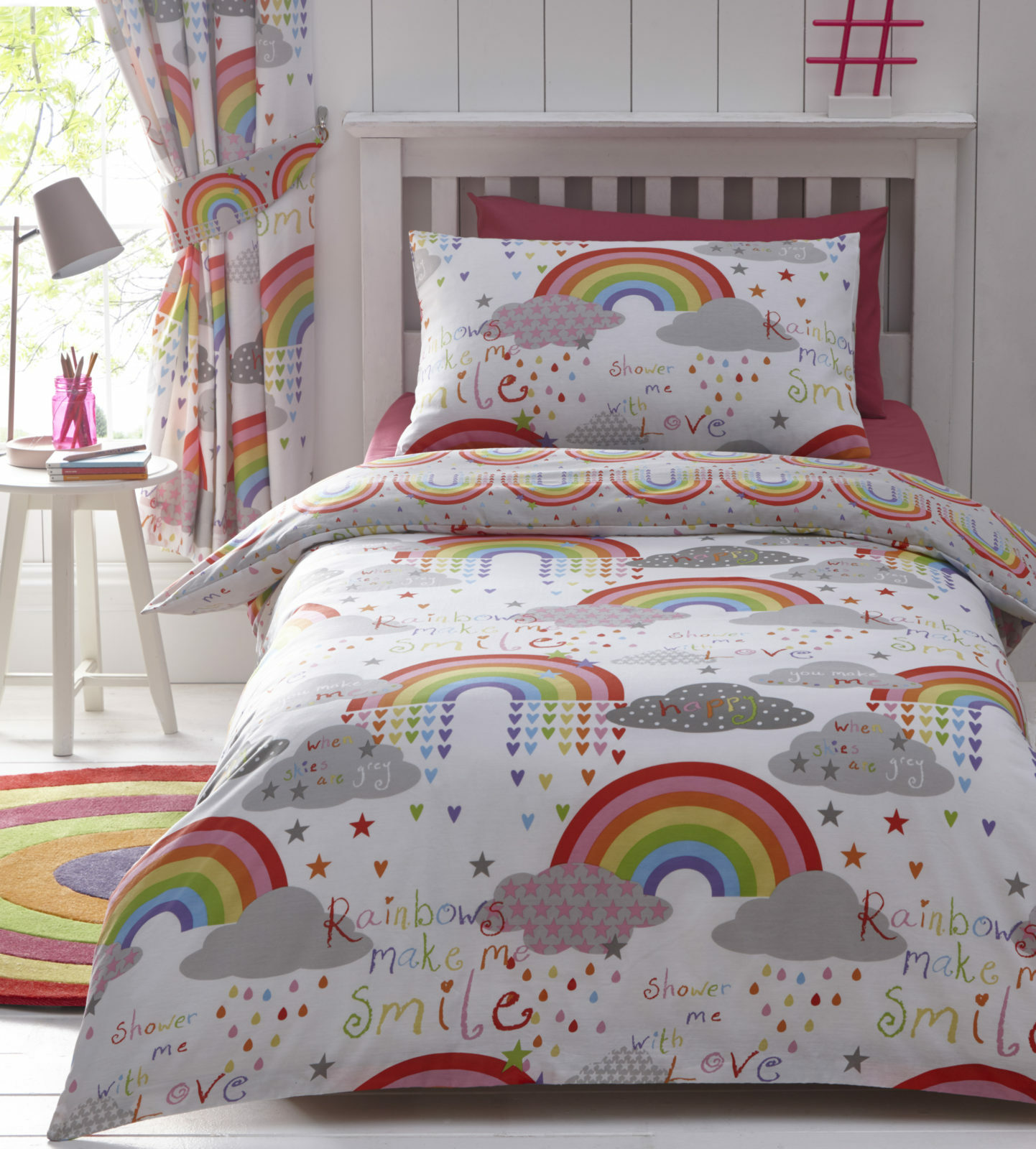 rainbow childrens bedding