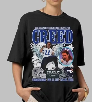 Creed Greatest Halftime Show Ever T-Shirt Cotton On For Fans S-5XL