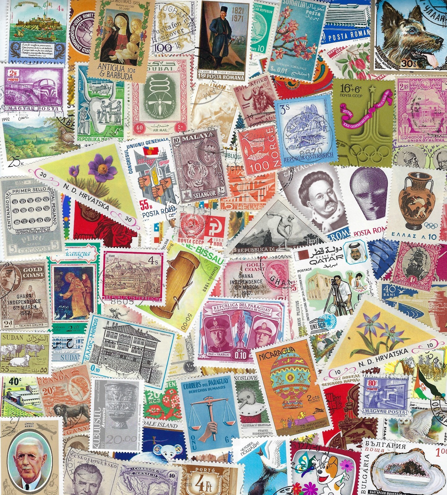 Worldwide - Collection of 100 all different .A