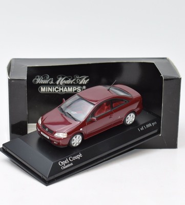 Opel Astra Coupe Baujahr 2000 in rot 1:43 K089