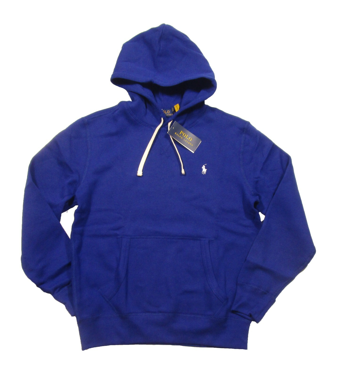 Polo Ralph Lauren Men's Royal Blue Cotton Blend Fleece Lined Pullover Hoodie  | eBay