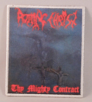 ROTTING CHRIST Thy Mighty Contract SMALLPATCH Printed Band Logo