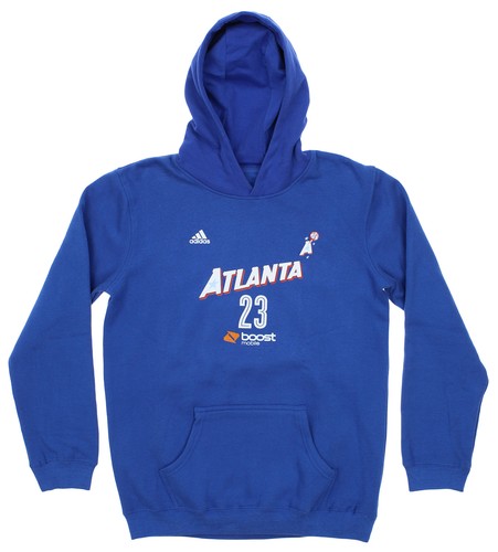 Adidas WNBA Youth (8-20) Толстовка Atlanta Dreams Shoni Schimmel # 23, королевский синий