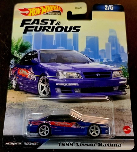 Hot Wheels 2023 Fast & Furious 1999 Nissan Maxima Blue #2/5