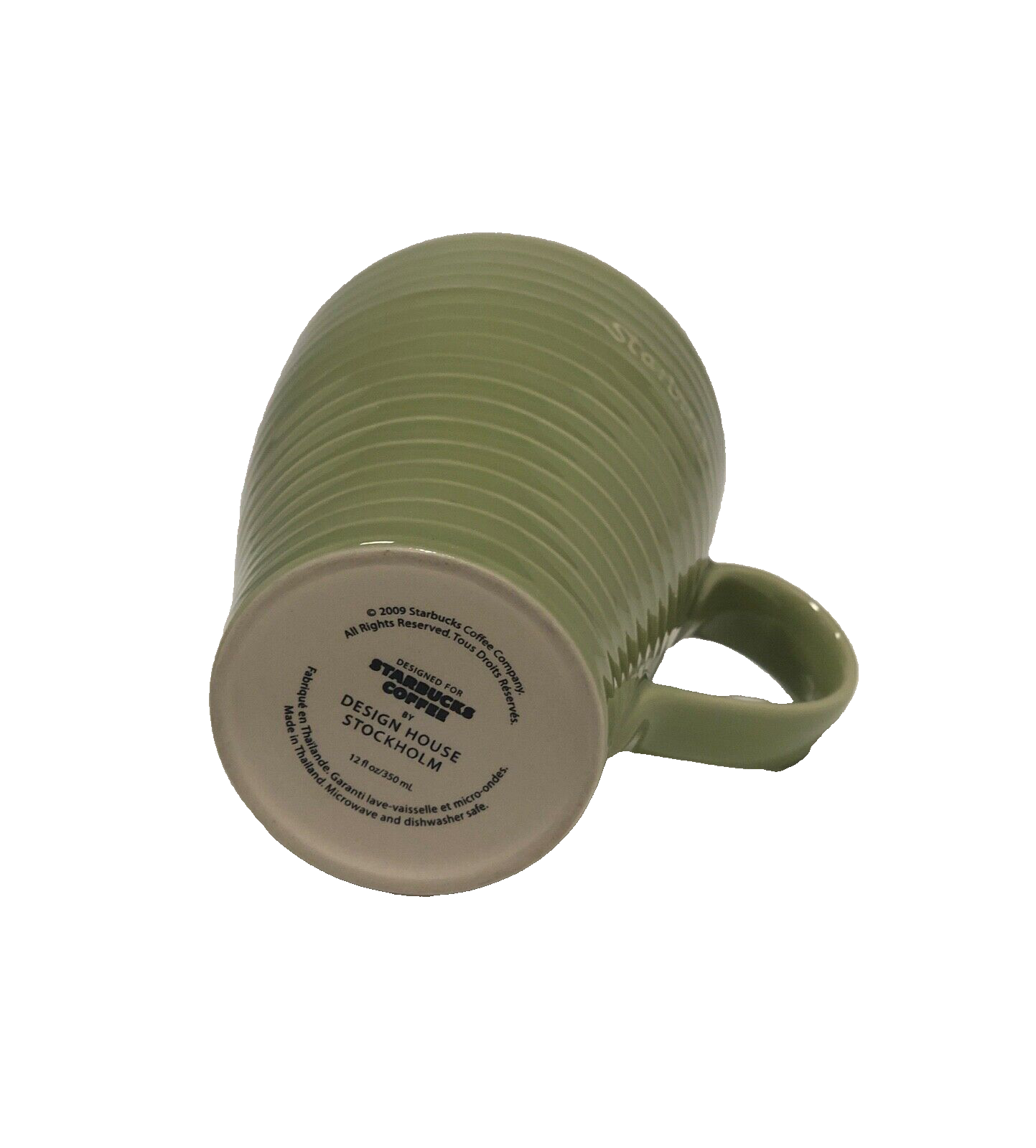 Starbucks Coffee Mug Set by Design House Stockholm Ribbed Sage Olive Green Mug