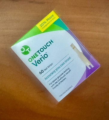 60ct One Touch Verio Test Strips Retail  Special $$$$ Sealed Brand New