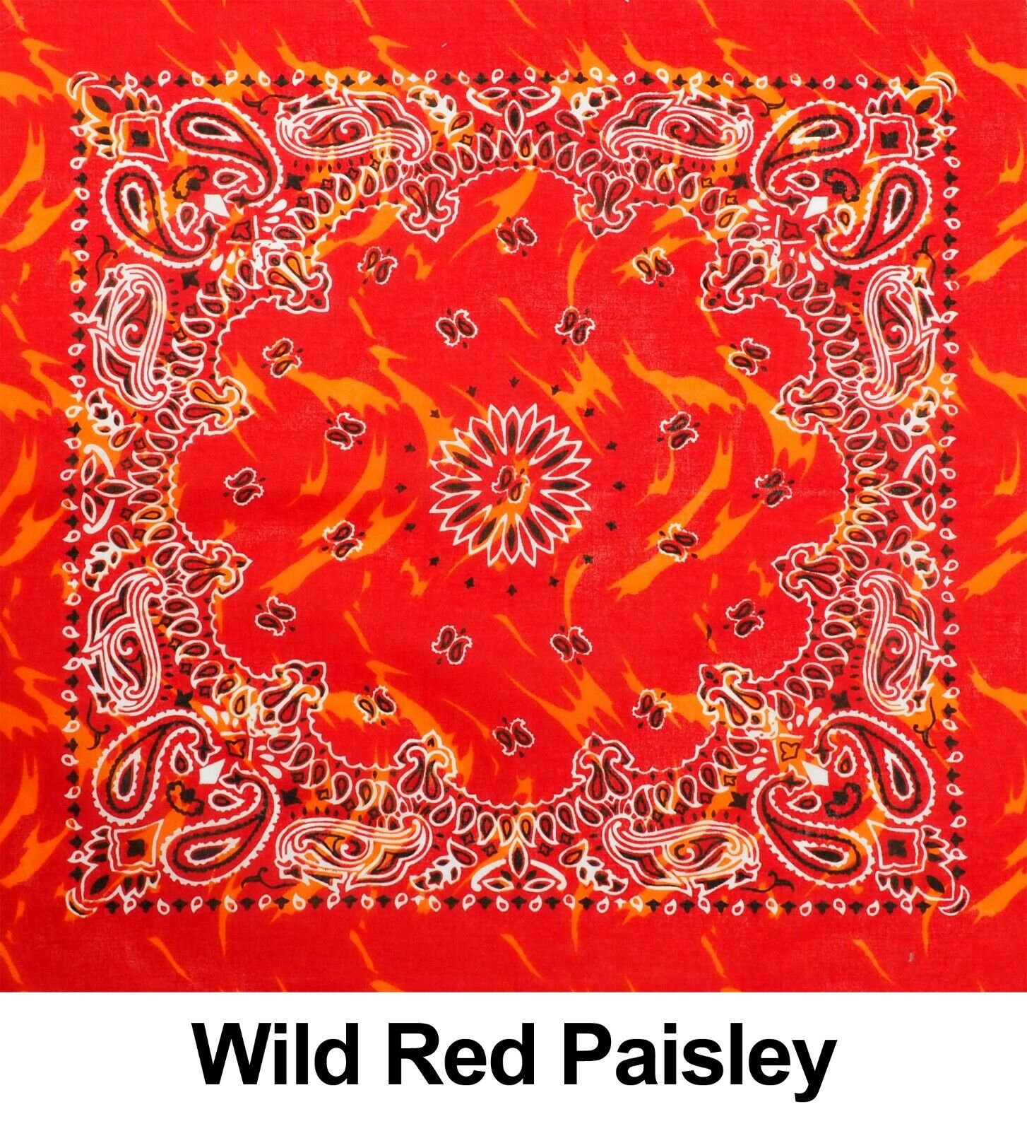 Wild Red Paisley