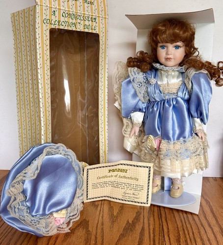 Seymour Mann Connoisseur Doll Collection Porcelain W/ stand