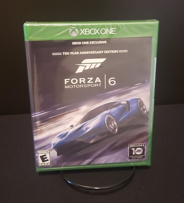 Forza Motorsport 6 Ten Year Anniversary Edition Xbox One - SEALED *EXCELLENT*