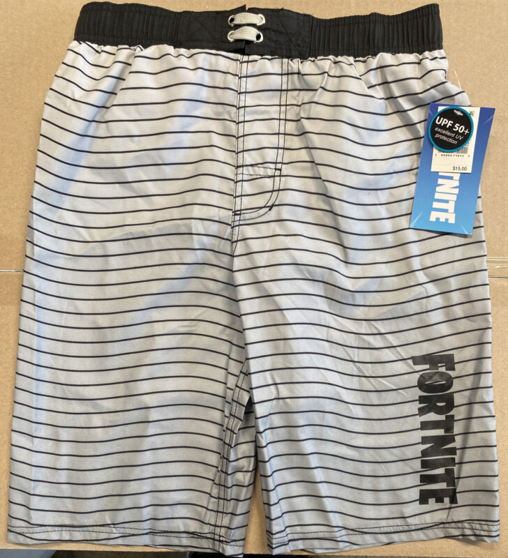 Fortnite Swim Suit - Drawstring- Mesh Lined-UPF 50+ Boy