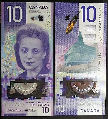 CANADA 2018 : $10 - Viola Desmond (Rogers/Macklem), Serial #FFL at random