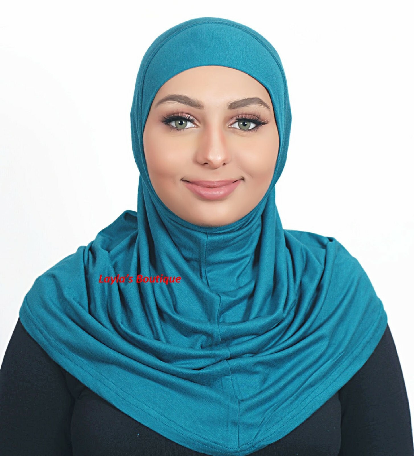 Al Ameera Muslim Hijab Pure Cotton One piece Hood & Hijab Tube Under scarf Cap