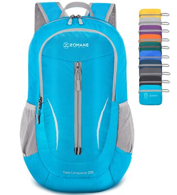 Ultra Lightweight Packable Backpack 25L - Foldable Hiking Backpacks Water Res...