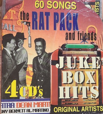 THE RAT PACK AND FRIENDS JUKE BOX HITS CD, 60 Songs - BRAND NEW - FACTORY SEALED