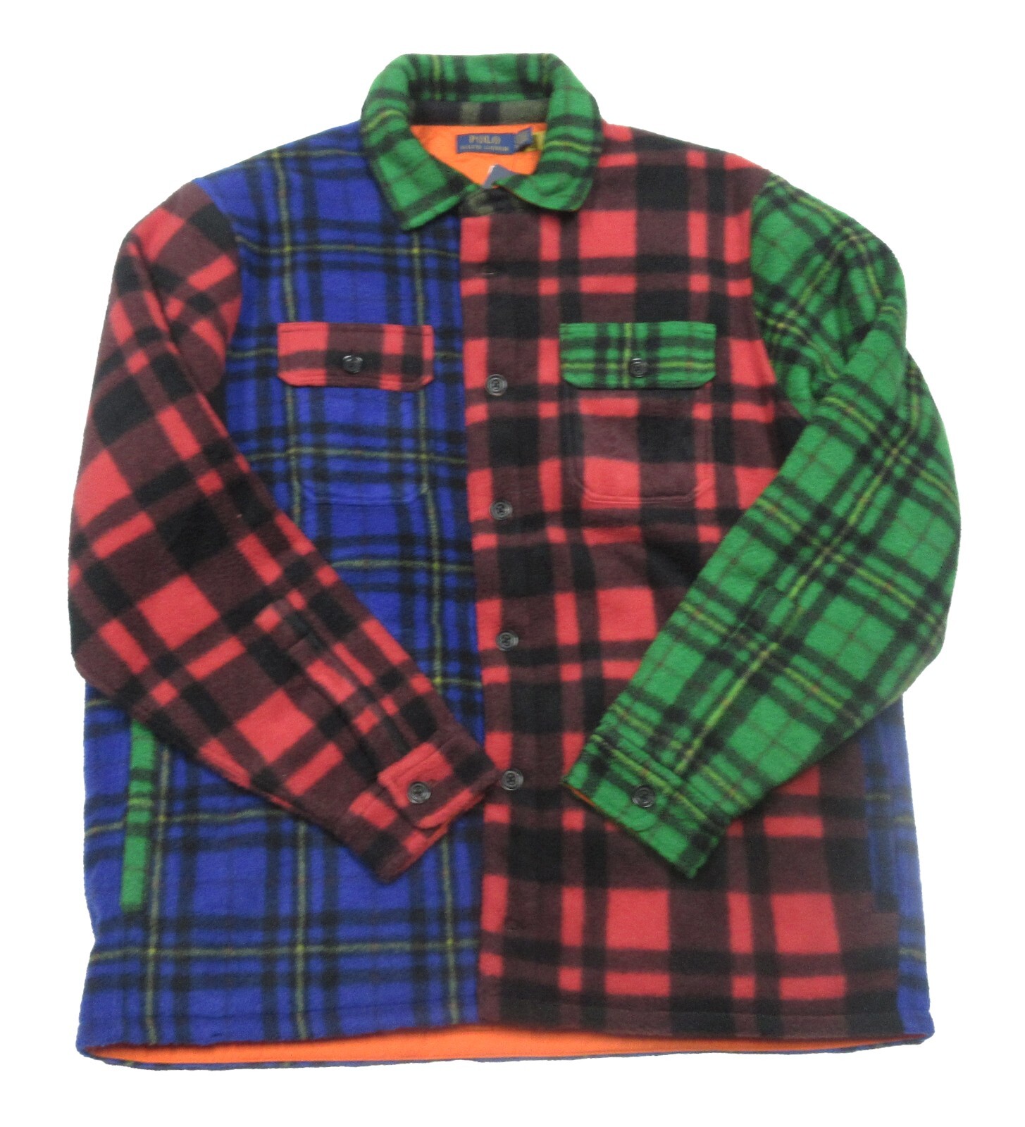 Polo Ralph Lauren Men's Multicolor Plaid Brushed Fleece Polo Ralph Lauren Men's Multicolor Plaid Brushed Fleece