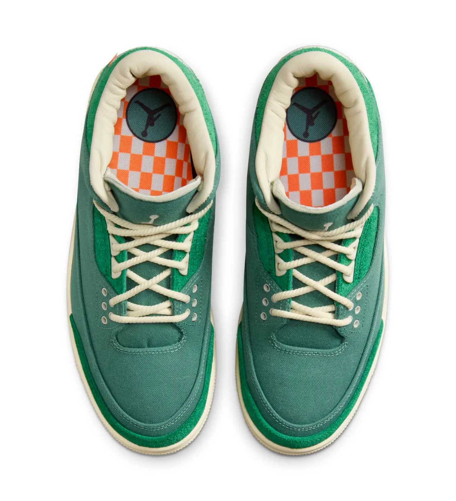 Pre-owned Jordan Nina Chanel Abney Nike Air  3 Retro Og Bicoastal Fz7974-300 Women 7 - 12 In Green