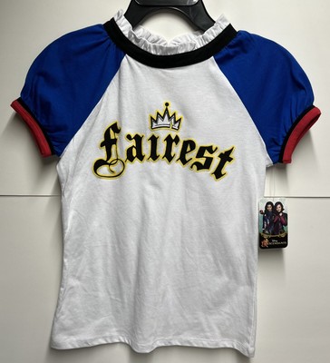 Disney Descendants Evie Fairest T-Shirt Costume L 10-12 Child Cosplay Replica