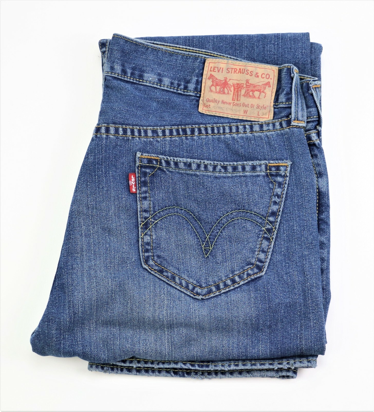 

Мужские джинсы Levis Type One Iconic Straight W36 L34, Синий