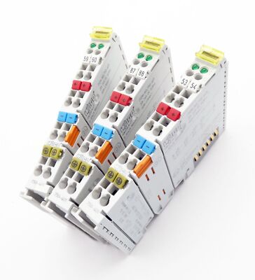 3x Wago 750-401 750401 2DI 24V DC 0,2ms Digitale Eingangsklemme -used-