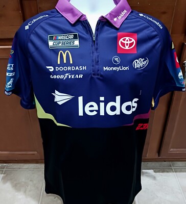 23XI Racing Large Leidos Toyota Team Issued Crew Shirt NASCAR Motorsport Wallace