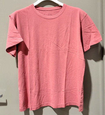 Original Use Men's Large Stadium Faded Red Short Sleeve Crewneck Cotton T-Shirt