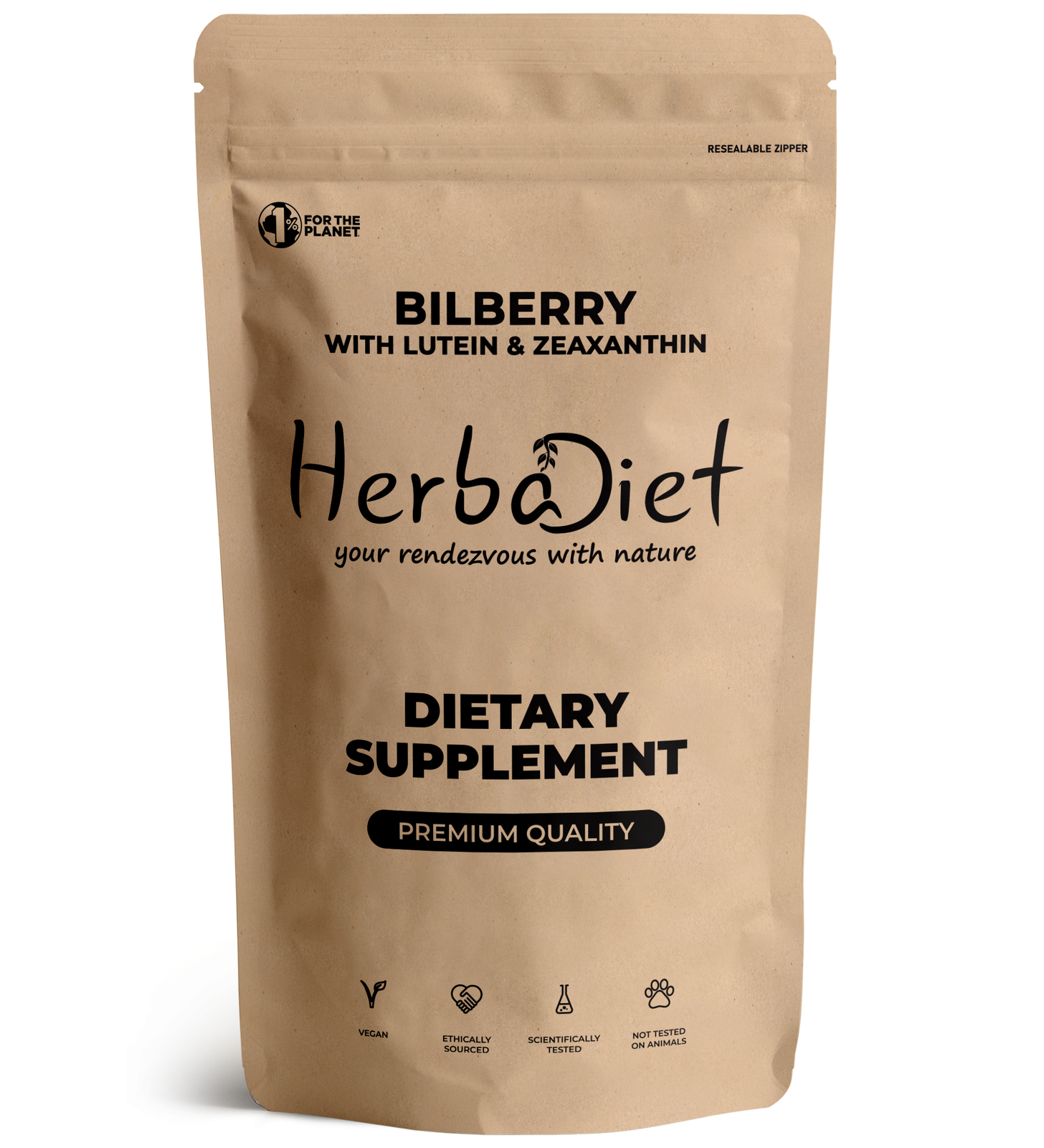 Natural Eye Complex Bilberry Lutein Powder Supplement for Eye Health