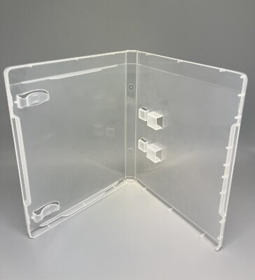 100 NEW 14mm High Quality Double USB Case Sleeve & Booklet Clips, Clear, MF2USB