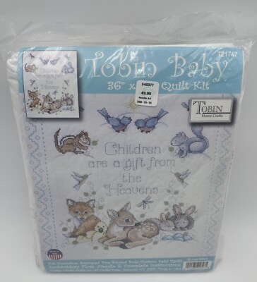 Tobin 36  x 43  Baby Quilt Kit T21747