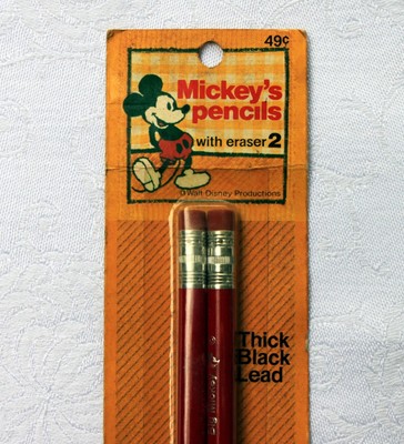 NOS Package of Two Faber Castell (USA) Mickey Mouse 