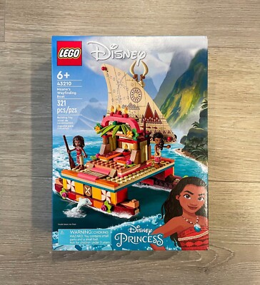 LEGO Disney Princess Moana's Wayfinding Boat Building Toy 43210 - BRAND NEW!