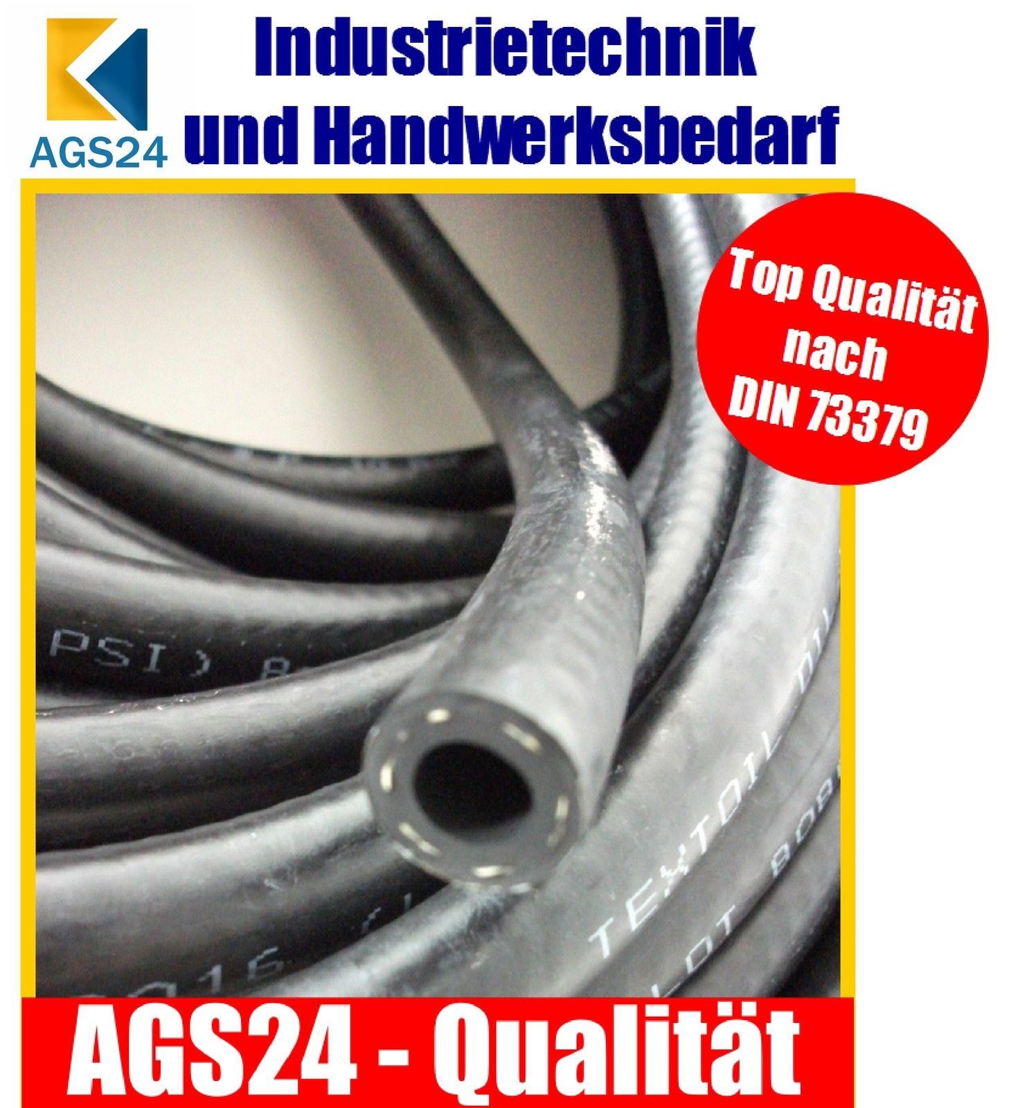 Benzinschlauch Ø 8mm Ölschlauch Kraftstoffschlauch Dieselschlauch  E10