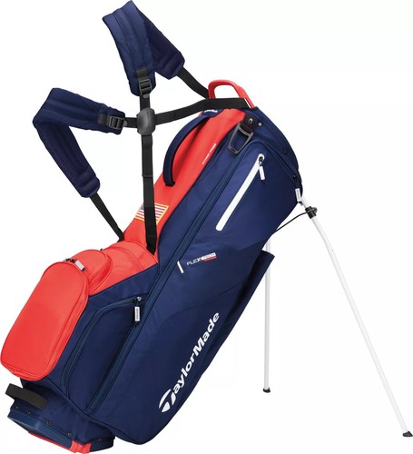 TaylorMade FlexTech キャディバッグ TaylorMade (TAYLOR MADE) Flex Tech Stand Bag Navy / Red