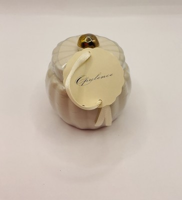 VOLUSPA OPULENCE WHITE JASMINE SAMBAC 2 OZ MINI CERAMIC CANDLE 15-20 HR BURNTIME