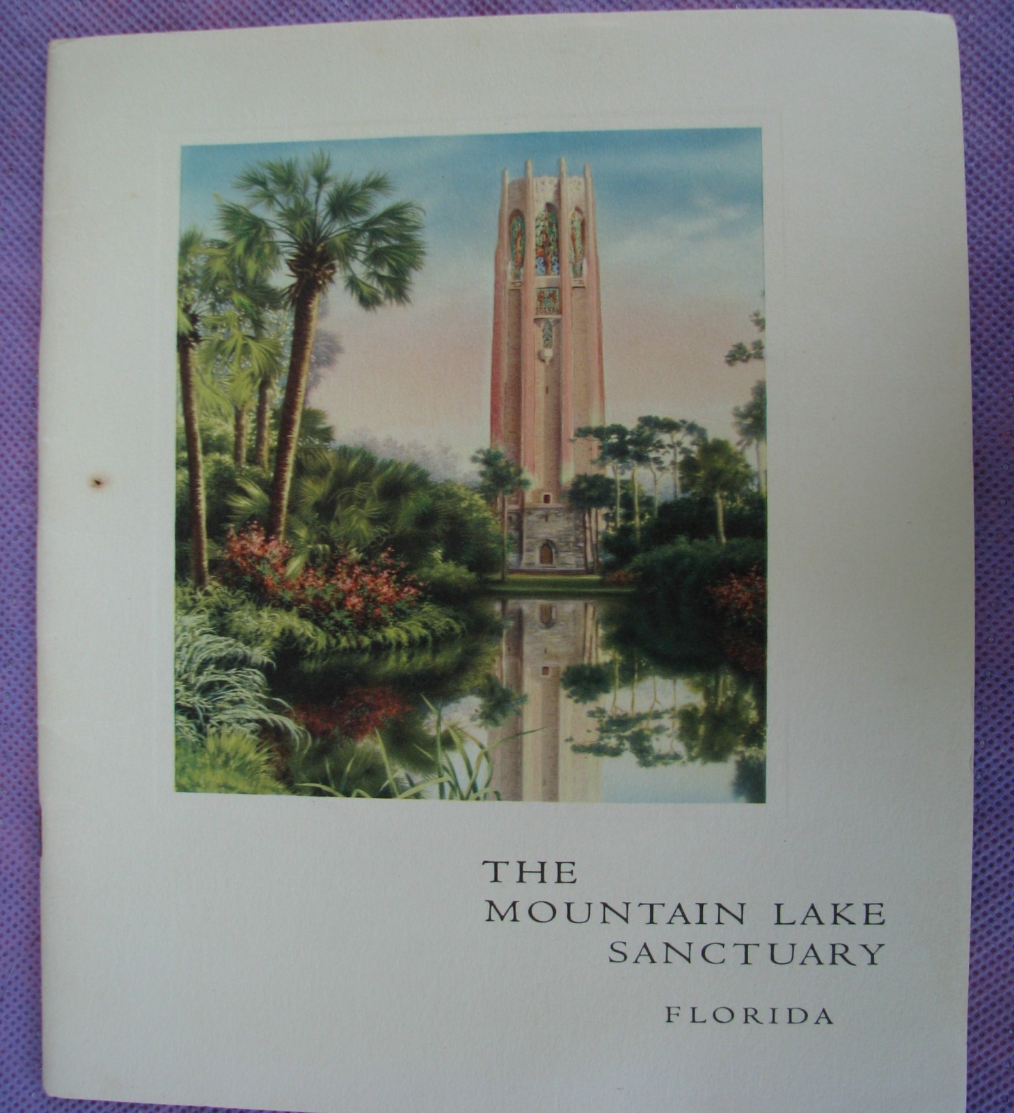 The Mountain Lake Sanctuary, Lake Wales Florida, orig booklet 1946 (Lkr6,docs)