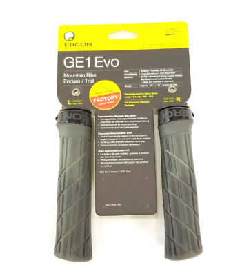 Ergon GE1 Evo Factory Mountain Bike Grips, Frozen Stealth