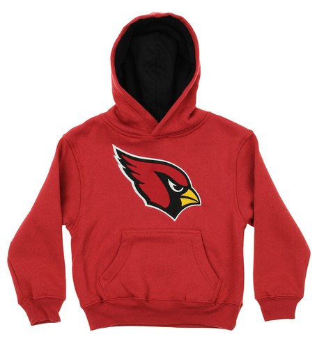 OuterStuff Толстовка с капюшоном NFL Kids Arizona Cardinals Primary, красная