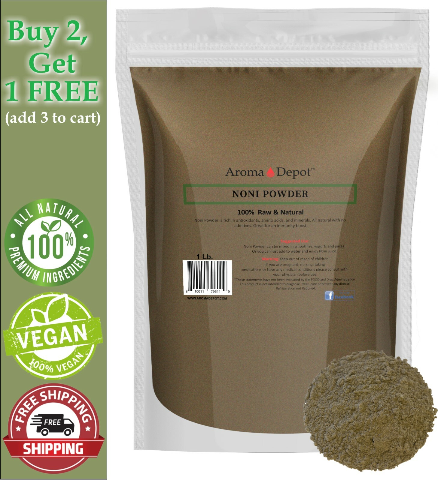 1lb Noni Juice Powder Herb Tea 100% Natural Raw Herbal Remedy Morinda citrifolia 1lb Noni Juice Powder Herb Tea 100% Natural Raw Herbal Remedy Morinda citrifolia